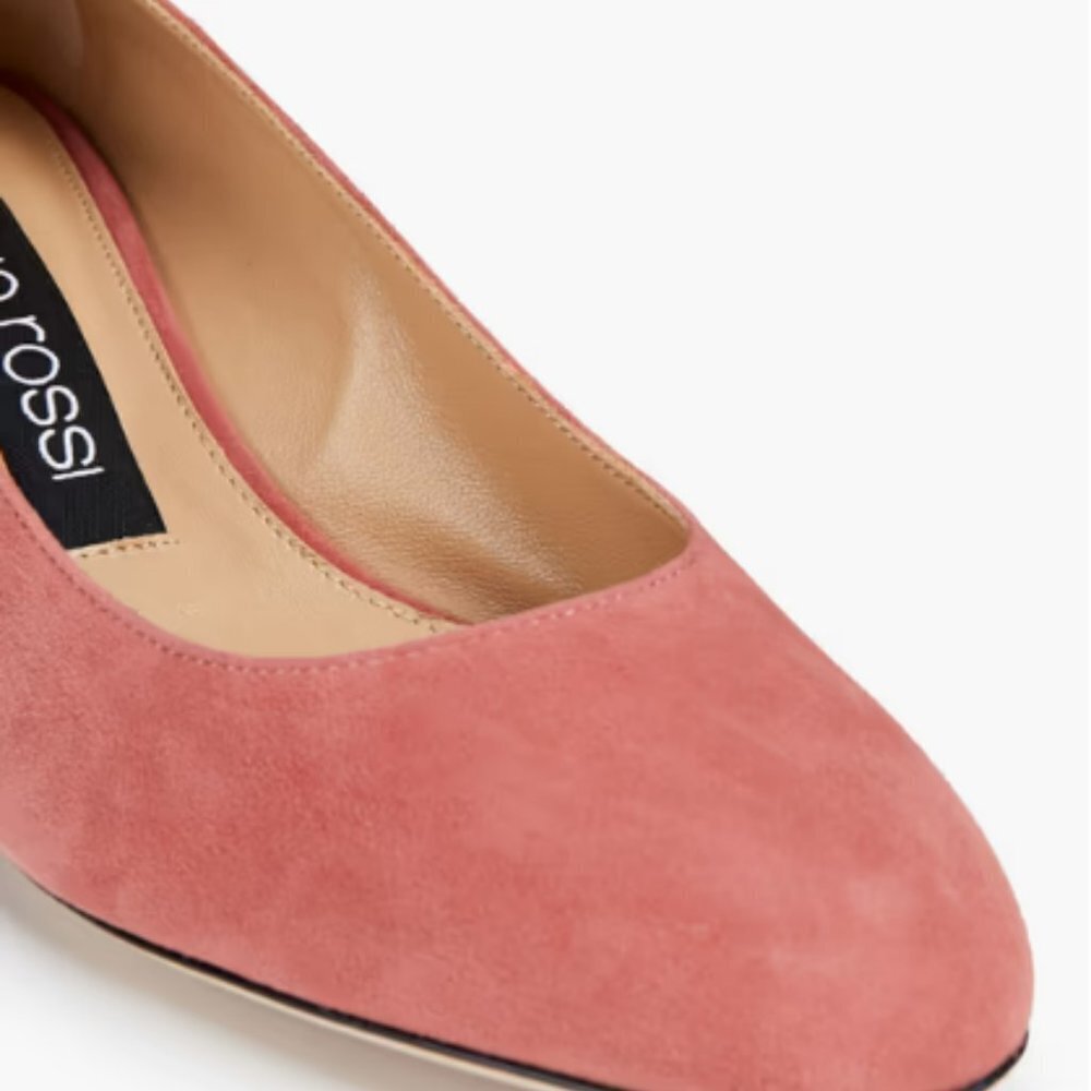 SERGIO ROSSI Suede pumps Antique Rose - Picture 4 of 4